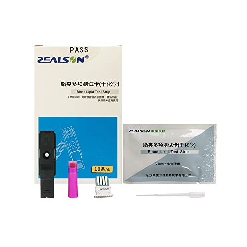 Lipid Test Meter Cholesterol Test Meter HDL LDL Triglycerides Cholesterol Monitor Meter kit Includes 10pcs Test Strips