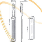 Deiss PRO Lemon Zester & Heavy Duty Cheese Grater & Vegetable Grater — Parmesan Cheese Lemon, Garlic, Nutmeg, Chocolate, Fruits, Vegetables, Ginger Grater - Cheese Shredder & Stainless Steel Grater