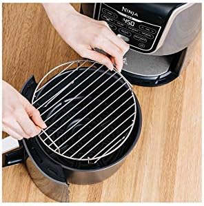 Ninja AF161 Max XL Air Fryer that Cooks, Crisps, Roasts, Bakes, Reheats and Dehydrates, with 5.5 Quart Capacity, and a High Gloss Finish, Grey