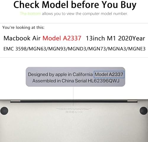 Screen Replacement for MacBook Air 13.3" A2337 2020 Year EMC 3598 Retina Full LCD Display Assembly 2560x1600 (Rose Gold)