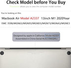Screen Replacement for MacBook Air 13.3" A2337 2020 Year EMC 3598 Retina Full LCD Display Assembly 2560x1600 (Rose Gold)