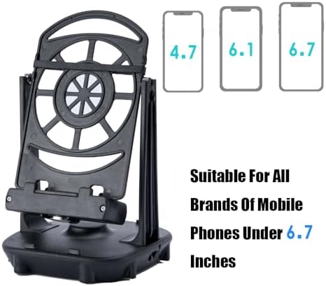 Phone Swing Step Counter Pedometer Compatible with Go Poke Ball Plus,Cellphone Accessories with USB Cable HIgh Silent Version for Walking (Supports 2 Phones Below 7.2 inches)