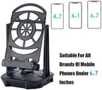 Phone Swing Step Counter Pedometer Compatible with Go Poke Ball Plus,Cellphone Accessories with USB Cable HIgh Silent Version for Walking (Supports 2 Phones Below 7.2 inches)