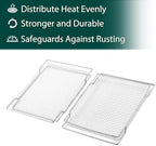 BOV900 Air Fryer Basket Replacement Parts for Breville Smart Oven Air Fryer Pro BOV900BSS Mesh Basket BOV950 BOV950BSS Air Fryer Rack 304 Stainless Steel Oven Rack SP0016259 Air Fry Rack 1 Pcs