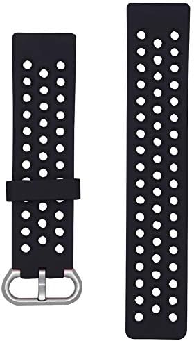 Sport Bands Compatible with Fitbit Versa 2 / Versa/Versa Lite Bands for Women Men,Breathable Sport Replacement Wristbands Small Large