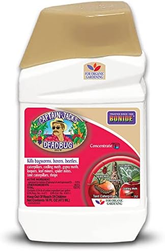 Bonide Captain Jack's Deadbug Brew, 16 oz Concentrate Outdoor Insecticide and Mite Killer for Organic Gardening