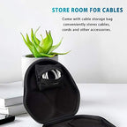 Smart Case for AirPods Max Headphones with Sleep Mode Function, Protective Hard Shell Travel Carrying Bag with Cable Storage, Compact Design Storage Accessories for AirPods Max
