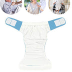 ZJchao Adult Diaper Cover, Waterproof Washable Reusable Adult Elderly Cloth Diapers Adult Pocket Nappy Cover Diapers for Adults Pocket Nappies Adult Diaper Adult Pocket Nappy Cover(Blue)