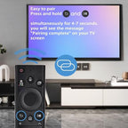 Replacement for Samsung Smart TV Voice Remote: Compatible with BN59-01385A(No Solarcell),for Most 2018 to 2023 Frame/Crystal/UHD/QLED/QLED/Curved 4K 8K TVs