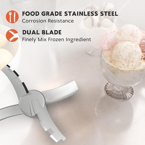 Replacement Paddle Blade Compatible with Ninja Creami NC300 Series Ice Cream Makers, Paddle Blade Replacement for Ninja NC299AMZ NC300 NC301 CN305A, Replacement for Ninja Creami Blade
