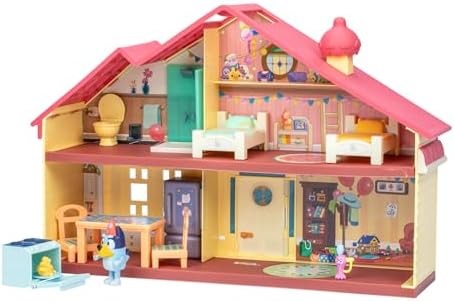 Bluey Celebration Home, Help Celebrate Birthday, with 11 Play Pieces of Removable Furniture and Accessories, Plus 1 Exclusive 2.5 Inch Figure