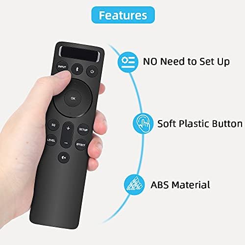 Backlit Display Bluetooth Remote Replacement for Vizio 5.1 2.1 Home Theater Soundbar Sound Bar Speaker System Replacement Control V21d-J8 V21x-J8 V21-H8 V51x-J6 V51-H6 M21d-H8R M51ax-J6