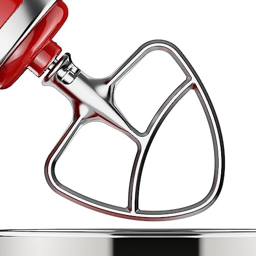 Stainless Steel Paddle Attachment for Kitchenaid Mixer, Replacement for Kitchenaid Paddle Attachment, Fit 4.5-5Qt Tilt-Head Stand Mixers, For Kitchen Aid Paddle by Innomoon