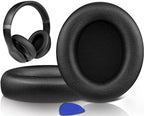 SOULWIT Replacement Earpads for Beats Studio Pro Wireless Noise Cancelling Headphones, Cushions Ear Pads with Soft Protein Leather, Noise Isolation Foam - Black