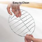 GSlife Instant Pot Steamer Rack - Stainless Steel Instant Pot Accessories, 2 Pack Steam Rack for 6, 8 Qt Pressure Cooker, Cooking Cooling Steaming Baking Rack 8''