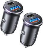 LISEN 54W Car Phone Charger USB C, Cigarette Lighter Adapter, Car Accessories for iPhone, USB C Car Charger Adapter USBC Type C 12v, Fit for iPhone 16E 16 15 14 13 12 Samsung S25 Google iPad Android