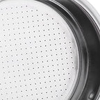 Stainless Steel Coffee Filter, Double Cup Coffee 51mm Porous Filter Basket Reusable Double Layer Pressurized Espresso Maker Accessories for Breville Portafilter