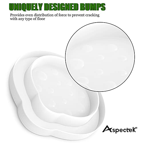 ASPECTEK Bed Bug Trap, Bed Bug Interceptor, Bed Bug Traps (Pack of 4). Flea Traps, Safe Eco Friendly, Bed Bug Eliminator (White)