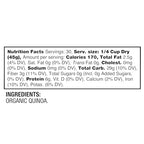 BetterBody Foods Organic Quinoa, Vegan, Gluten Free, Low Glycemic Rice Replacement, 3 Lb