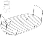 Steam and Roast Rack, Ninja Foodi Possible Cooker Pro 8.5 Qt Slow Cooker Crock Pot MC1000 MC1001 MC1010, Stainless Steel Multicooker Accessories