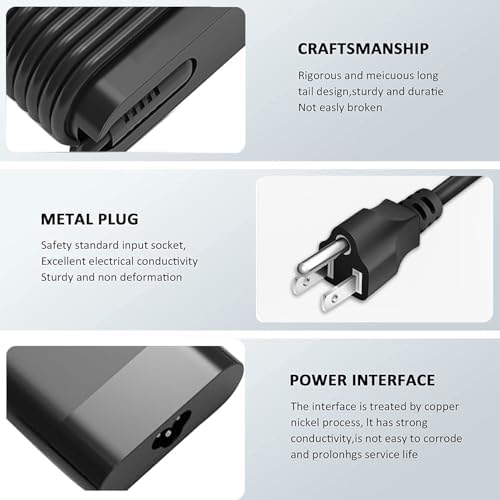 Replacement 150W HP Laptop Charger for HP ZBook 15 16 17 15u 15v G3 G4 G5 G6 G7 G8 G9 ZBook Studio G3 G4 G5 G6 G7 G8 OMEN by 15 17 Pavilion Gaming 15 17 AC Adapter Charger