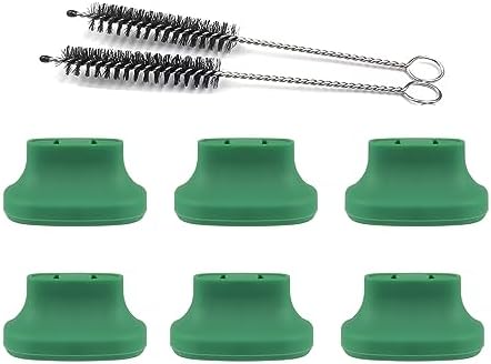 Replacement Accessories Designed for Mini and Plus 6*Mouthpiece Compatible with Mini Plus [6+2] Brush for Cleaning(Green)