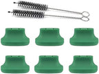 Replacement Accessories Designed for Mini and Plus 6*Mouthpiece Compatible with Mini Plus [6+2] Brush for Cleaning(Green)