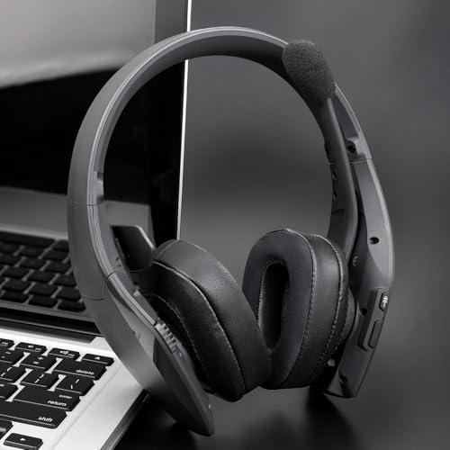 SOULWIT Cooling-Gel Earpads Replacement for BlueParrott B650/S650(650XT 650 XT) Noise Cancelling Bluetooth Headset, Ear Pads Cushions with High-Density Noise Isolation Foam - B650XT CG Black