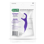 GUM Comfort Slide Floss Picks - Perfect for Tight Teeth - Extra Strong Shred-Resistant Dental Floss, Easy Grip Handle - Dental Flossers for Adults - Fresh Mint Flavor, 120ct