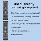 【Pack of 2】 BN59-01289A Remote Control Compatible with Samsung TV TM1240A MU6070 Series UN40MU6290 UN43MU6290 UN43MU6290F UN50MU6070 UN50NU710D UN55MU6290 Replacement Controller with Batteries