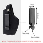 AIKATE 2 Pack Universal Concealed Carry Holster Inside or Outside The Waistband IWB Gun Holsters Right and Left Hand Draw Fits Subcompact Compact Full Size Pistols