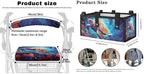 LedBack 3 Piece Set Walker Accessories Sea Turtle Print Walker Seat Cover Soft Rollator Seat and Back Rest Covers Underseat Pouch Tote for Rolling Walkers
