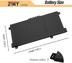 LK03XL L09281-855 Battery Replacement for HP Envy X360 15-bp 15-bq 15-cn 17-ae 17-ce 17-bw 15-cr0xxx 15m-bp1xx 15m-cn0xxx 15-cn1xxx 15m-cp0xxx 15m-bp0xx bq021dx bp112dx 17m-ce1013dx ce0xxx ae0xxx