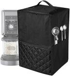 Ice Cream Maker Dust Cover, Compatible with Ninja CREAMi NC501, NC301, NC299AMZ, Ice Cream Maker Dust Cover with Accessories Pockets