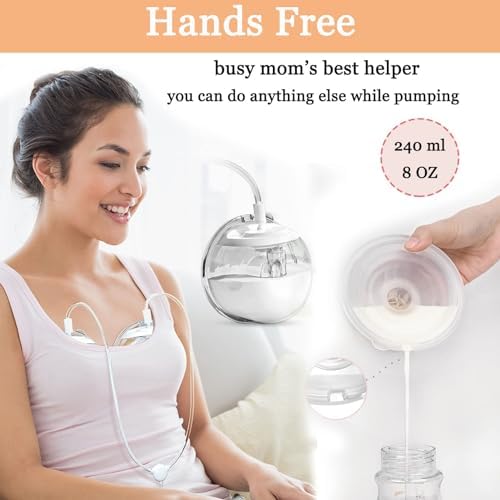 Wearable Milk Collection Cup, Hands Free Milk Collector Cup Compatible with Most Electric Breast Pump, Zomee/Spectra/Medela Breast Pump Collection Parts, Accessories Replacement (28 mm 2Pcs)