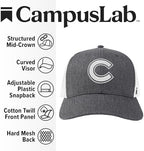 Official Collegiate Team Logo 2 Adjustable Snapback Trucker Hat - Unisex for Men and Women
