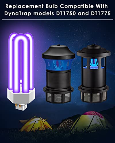 PACETAP 3 Pack 43050 26W 3U Replacement Bulbs for Dynatrap DT1750 DT1775, 3/4 Acre and 1 Acre Replacement Bulb, Indoor Outdoor U Shape Replacement Bulbs Light for DynaTrap
