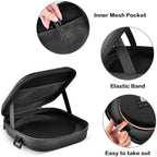 ANKHOH Portable CD Player Case, Travel Carrying Holder Storage for Walkman Discman with CD Earphone&Cable Accessories Storage, Compatible with Deluxe/HOTT/Gueray/GPX/Klim/ARAFUNA, Case Only
