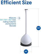 Clorox Toilet Plunger with Hideaway Caddy – Toilet Plunger for Bathroom, Bathroom Organizers & Storage, Bathroom Accessories, Toilet Unclogger, Plunger with Holder