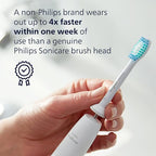 Philips Sonicare SimplyClean (C1) Replacement Toothbrush Heads, 4 Pack, HX6014/65