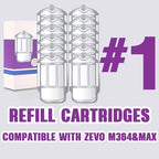 12 Pack Refill Cartridge Kit Replacement, Compatible with ZEVO Plug-in Light M364A and Max (12 Pack Refill)