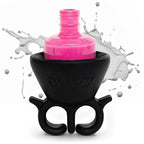 tweexy Wearable Nail Polish Holder Ring - Ideal Gift for Teenage Girls - Nail Polish Holder Stand for Manicure & Pedicure, Fingernail Painting - Nail Polish Accessories (Black Moon)