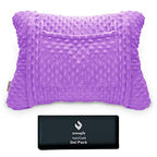 Zomaple Hysterectomy Pillow- Super Comfy Shock Absorbing Hysterectomy Recovery Pillow with 2 Pockets and Gel Pack- Tummy Pillow with Hands Placement Pouch