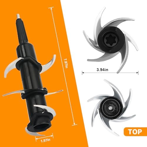 Blender 6 Blade Replacement for Ninja 72 oz Pitcher, Compatible with Ninja 1100W 1200W 1500W, BL500 BL610 BL642 BL660 BL681A BL682 BL700 BL770 BL780 BL910 BN701 BN751 BN801 CO610B CT610 DB751A NJ600
