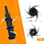 Blender 6 Blade Replacement for Ninja 72 oz Pitcher, Compatible with Ninja 1100W 1200W 1500W, BL500 BL610 BL642 BL660 BL681A BL682 BL700 BL770 BL780 BL910 BN701 BN751 BN801 CO610B CT610 DB751A NJ600