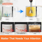 Creami Pints and Lids for Ninja, 4PCS Creamy Icecream Containers Cups Jars Tubs Canisters Set, Smoothie Pot Compatible with NC299AMZ & NC300s Series Creamer Ice Cream Maker Machine Accessories
