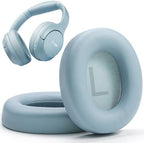 TOZO HT2 Replacement Earpads Cushion, Softer Protein Leather Ear Cover Waterproof for Comfortable Fit with Dustproof Mesh, Sound-Isolation Foam Blue