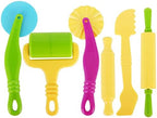 Play Dough Tools Set for Girls Boys - 25pc Playdough Accessories Kit with Animal Molds, Cutters, Rollers, Scissors, Rolling Pins - Creative Kids Toys Gift for Toddlers Ages 2 3 4 Year Old