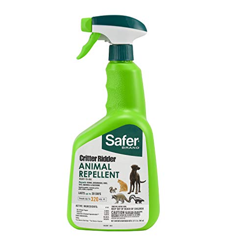 Safer Brand 5935 Critter Ridder Animal Repellent Ready-to-Use Spray-32 RTU, 32 Fl Oz (Pack of 1)