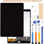 Screen Replacement for Asus ZenPad Z10 ZT500KL P001, LCD Display Digitizer Touch Screen Panel for Asus ZenPad Z500KL Full Assembly with Repair Kits(Black,9.7 inch)